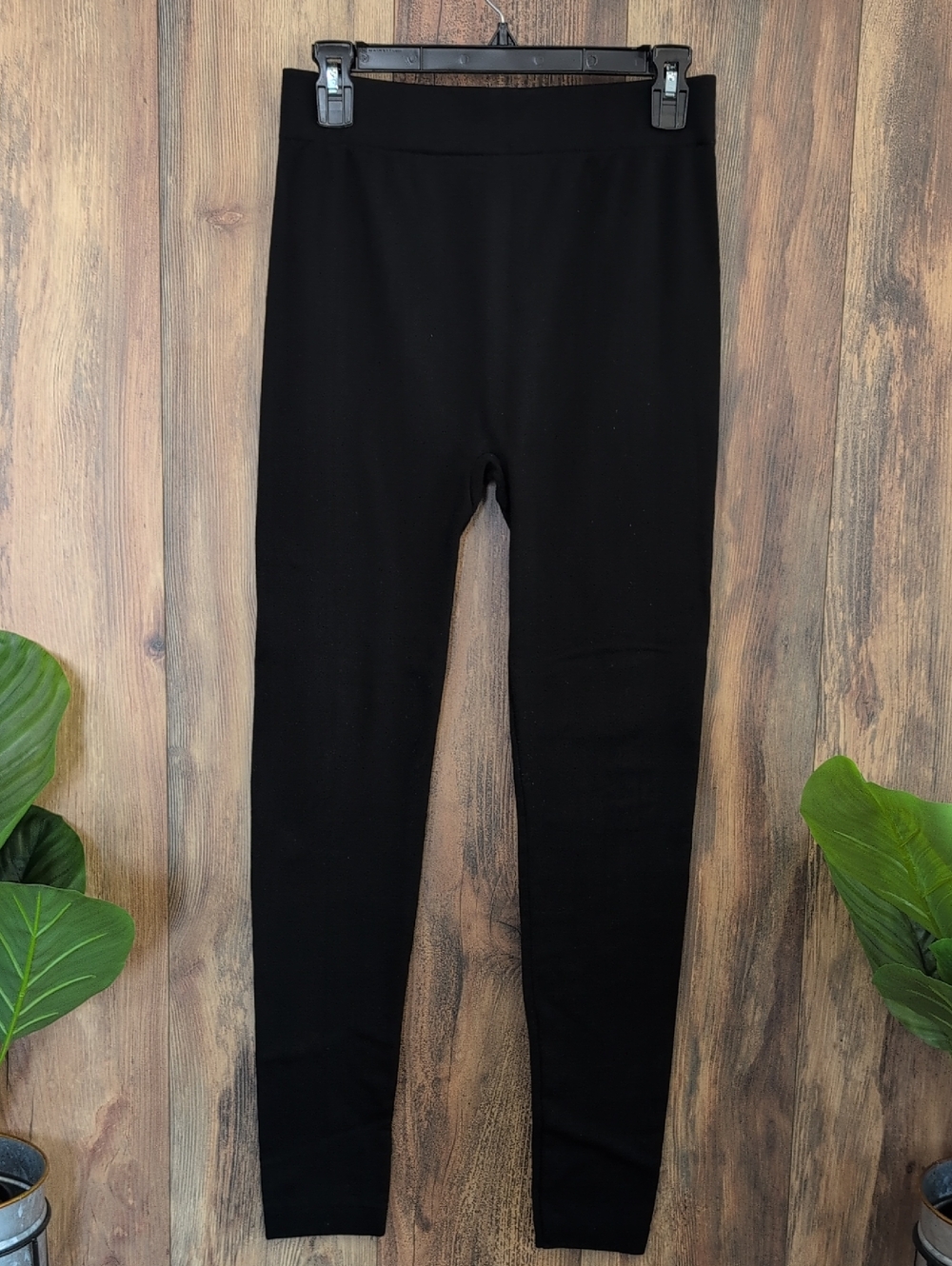 Gold Medal Int GMI Black Fleece Type Seamless Leggings L/XL             F300